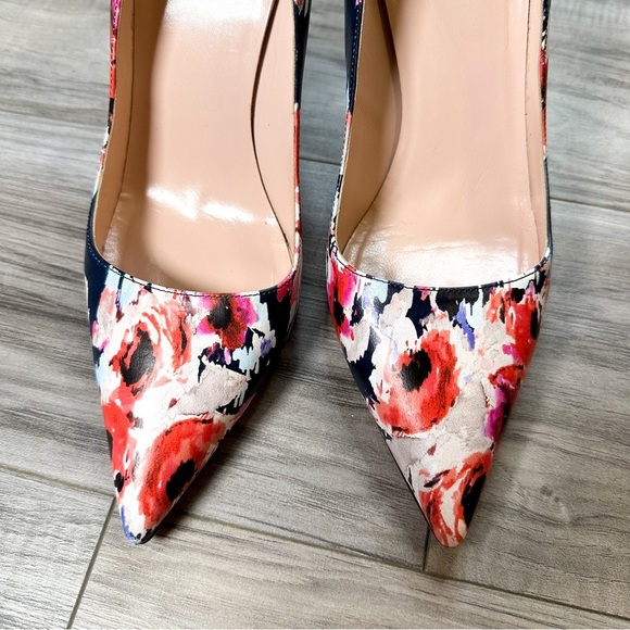 Kate Spade New York Licorice Floral Pointed-Toe Heels - Picture 10 of 11